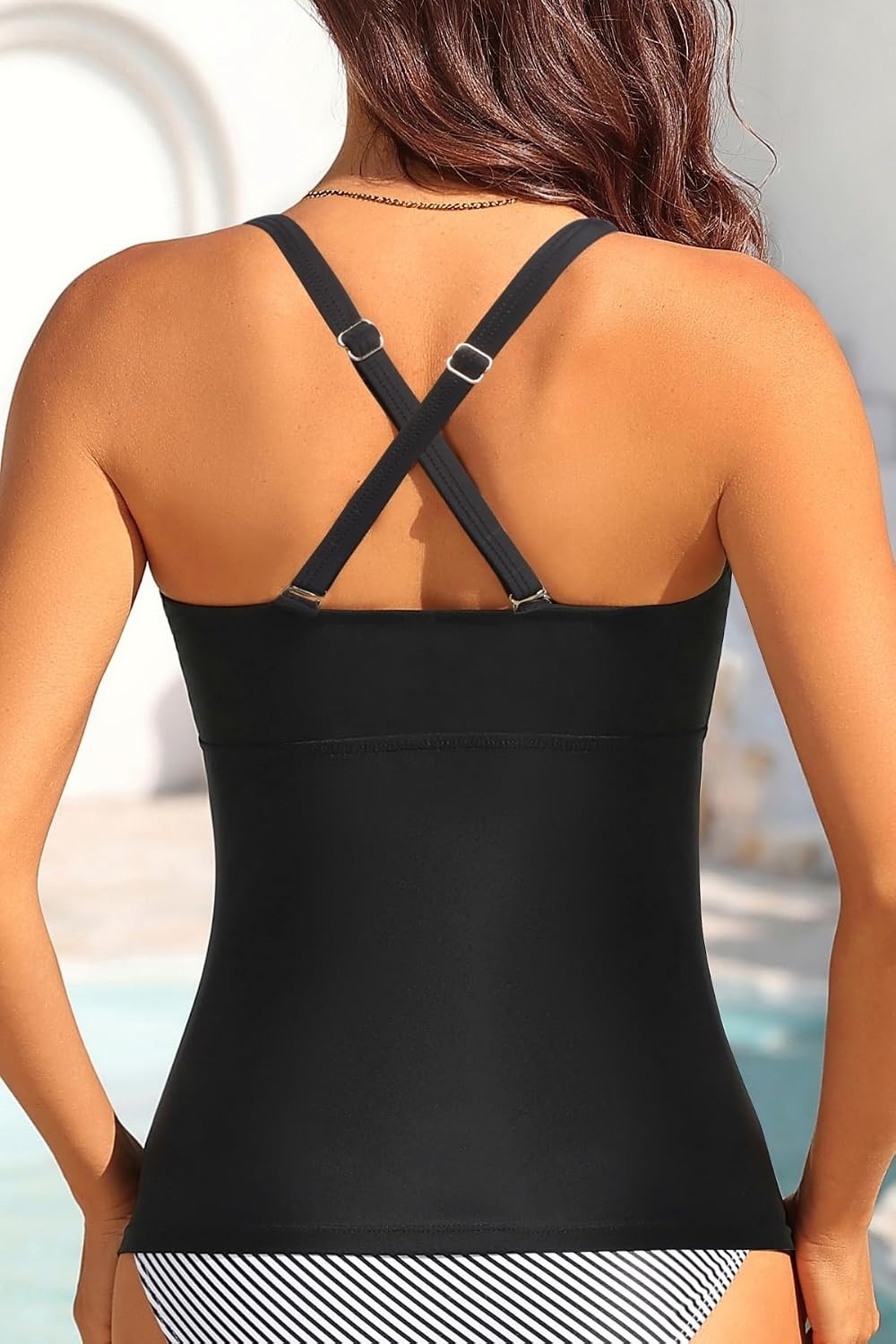Talisea Women’s Underwire Tummy Control Swimsuit Top with Push Up – No Bottom Included(Floral)