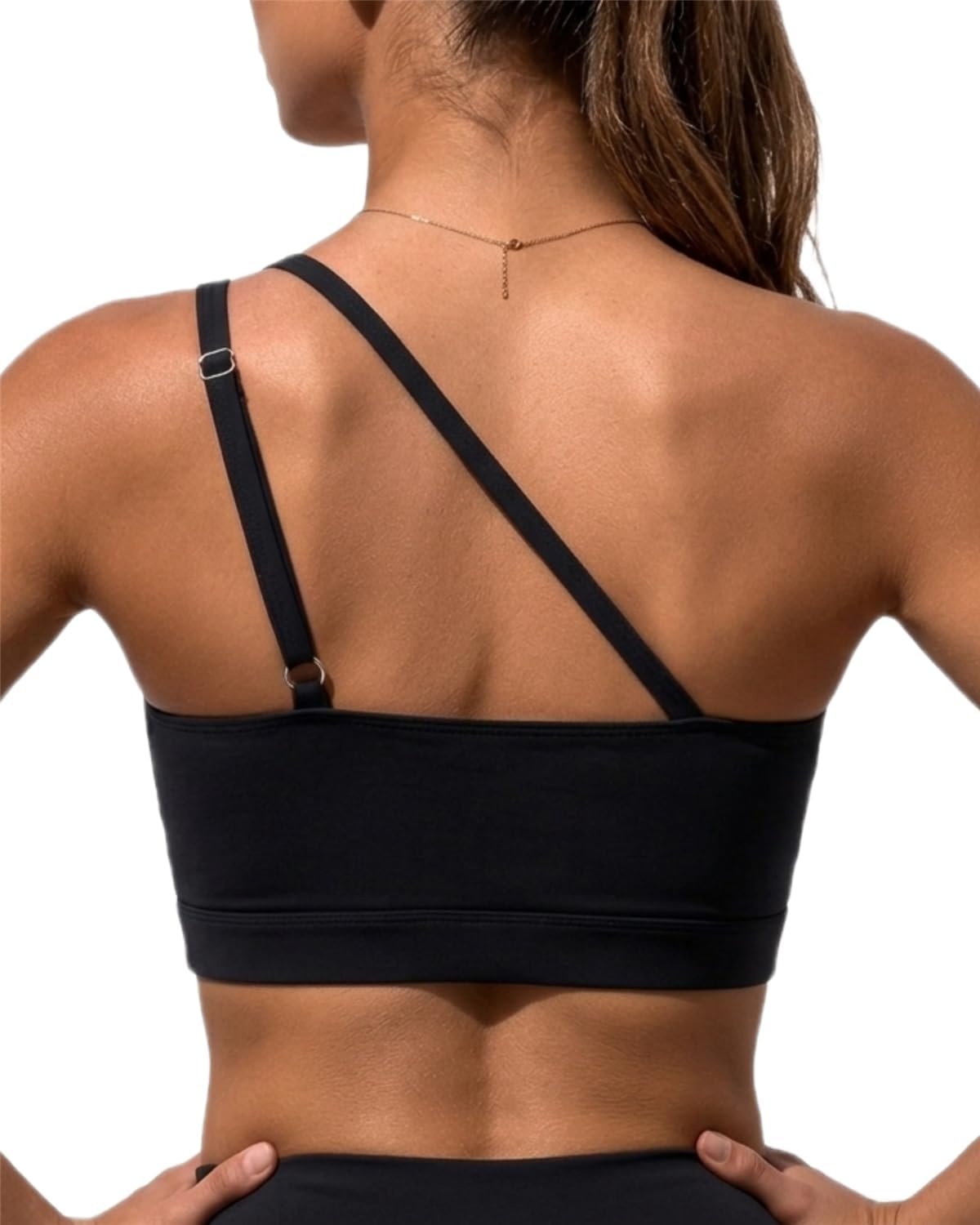Talisea Women One Shoulder Bikini Top – Keyhole Swim Tops Only Padded Swimsuit Bra 2025 Bathing Suit(Black)