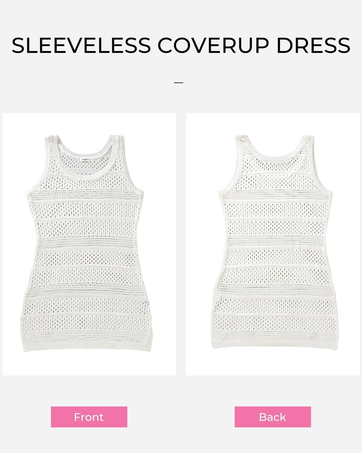Talisea Plus Size Swimsuit Cover Up – Bathing Suit Coverups Women(White)